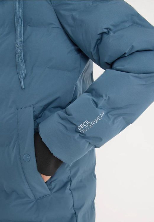 Cecil Welded Long Coat (10.101338/moonstone blue) - WeekendMode