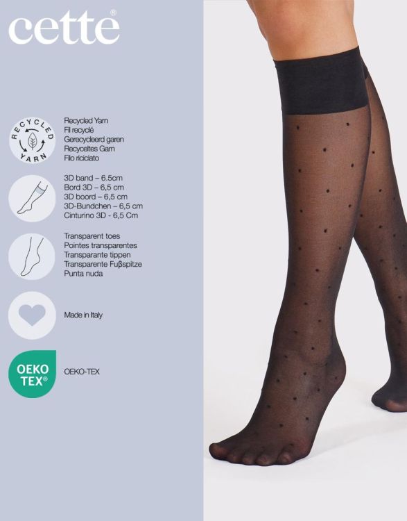 Cette Acrux Polka dots kniekousen (222/902) - WeekendMode