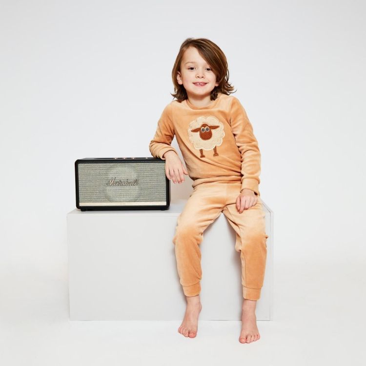 Charlie Choe Boys velours set (Q53060-42/Camel) - WeekendMode