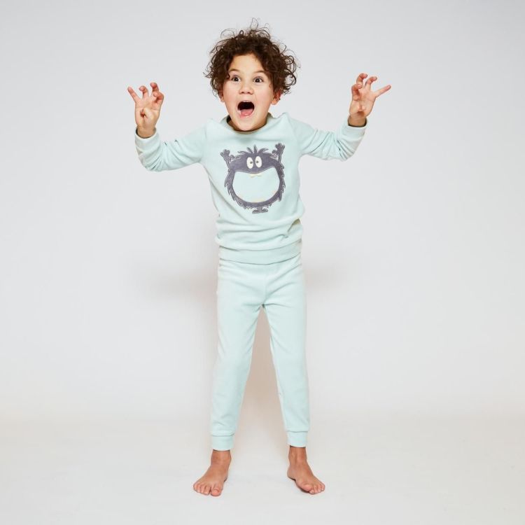 Charlie Choe Boys velours set (Q53063-42/Light aqua) - WeekendMode