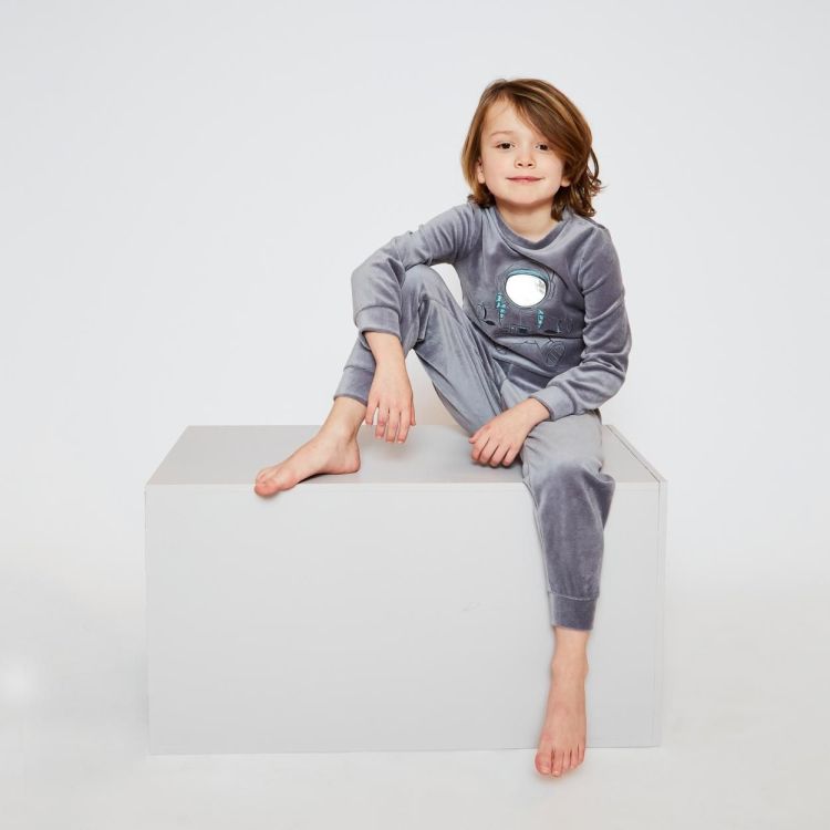 Charlie Choe Boys velours set (Q53061-42/Grey) - WeekendMode