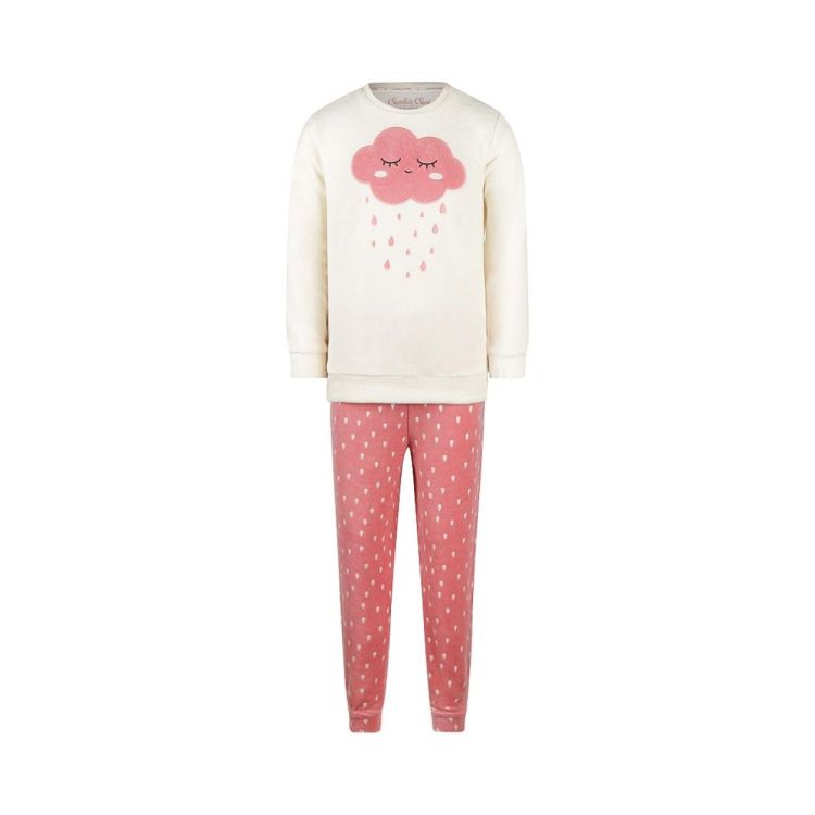 Charlie Choe Girls velours set (P57010-41/Off White) - WeekendMode