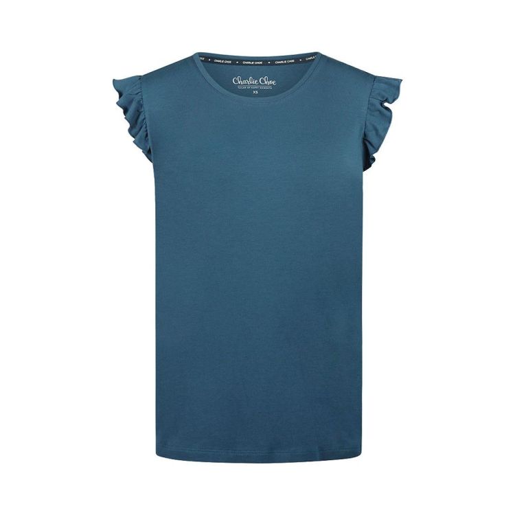 Charlie Choe Women boxy t-shirt + pants (N59106-38+N59101-38/Navy-white) - WeekendMode