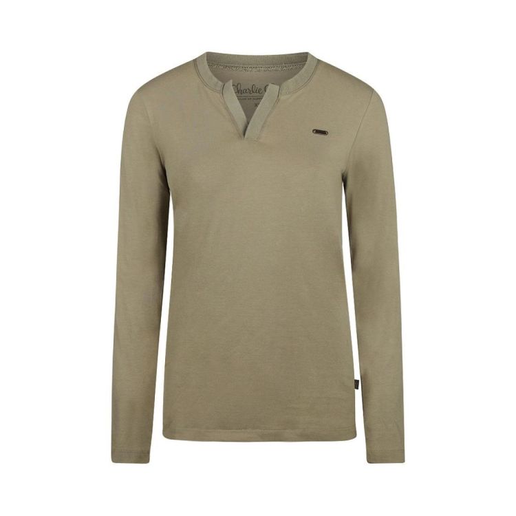 Charlie Choe Women longsleeve + pants (P57100-38 + P57102-38/Faded Green) - WeekendMode