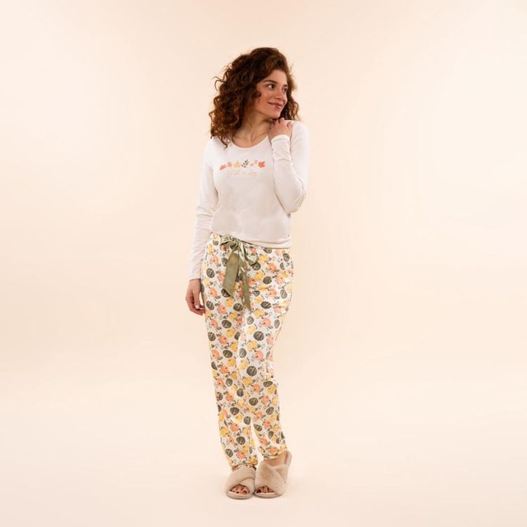 Charlie Choe Women longsleeve + pants (P57115-38 + P57116-38/Off White) - WeekendMode