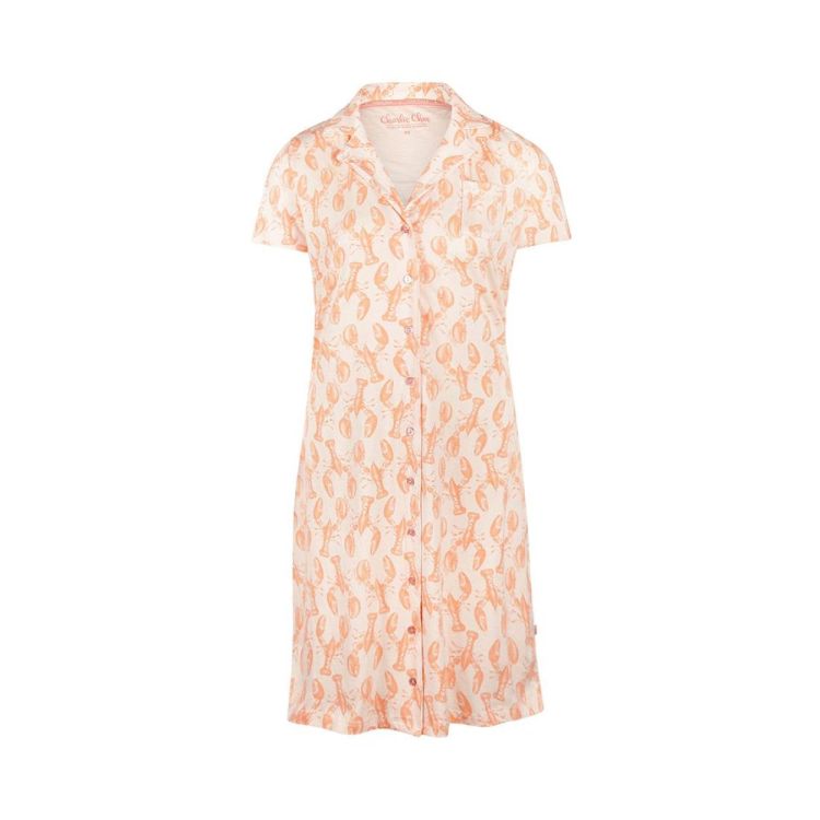 Charlie Choe Women sleepdress (collar) (N59134-38/Light peach) - WeekendMode