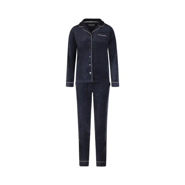 Charlie Choe Women velours set (P57148-38/Navy) - WeekendMode