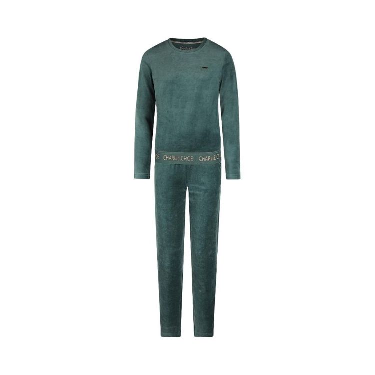 Charlie Choe Women velours set (P57147-38/Teal green) - WeekendMode