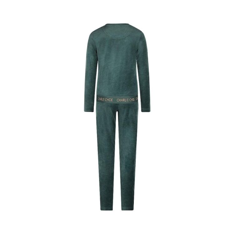 Charlie Choe Women velours set (P57147-38/Teal green) - WeekendMode