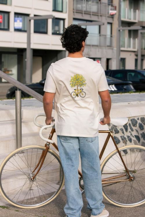 CYCLEUR de LUXE T-SHIRT LEMON RIDE (CDLMT261511/natural raw) - WeekendMode