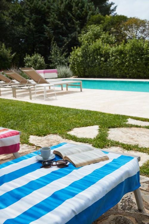 Dock & Bay Beach Towel (Quick Dry) - Large (TOWLB-CAB-LG-BLUE-R) - WeekendMode