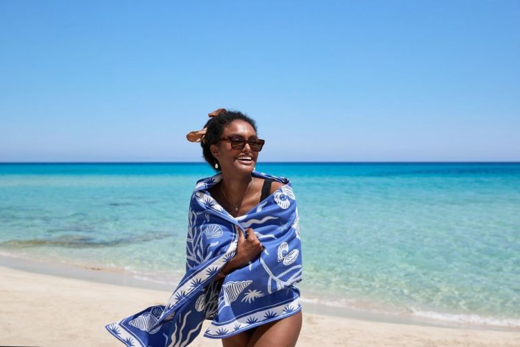 Dock & Bay Beach Towel (Quick Dry) - Large (TOWLB-DES-LG-OCETRES) - WeekendMode