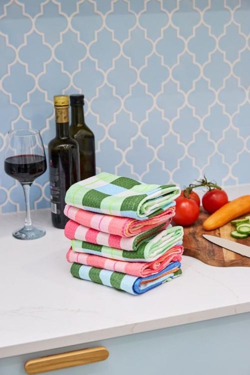 Dock & Bay Tea Towel - Medium (TEATWL-MD-STRAWFZ) - WeekendMode