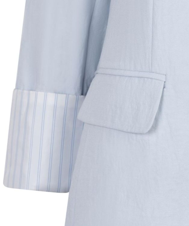 Esqualo Blazer fine crinkle (SP26.10037/Light Blue) - WeekendMode
