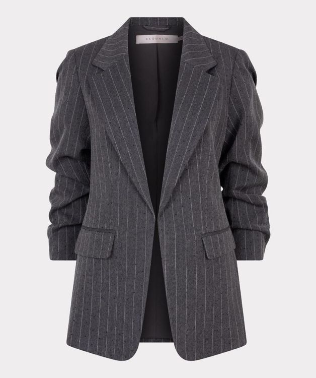 Esqualo Blazer stripe studs (F25.10516/Dark Grey Melange) - WeekendMode