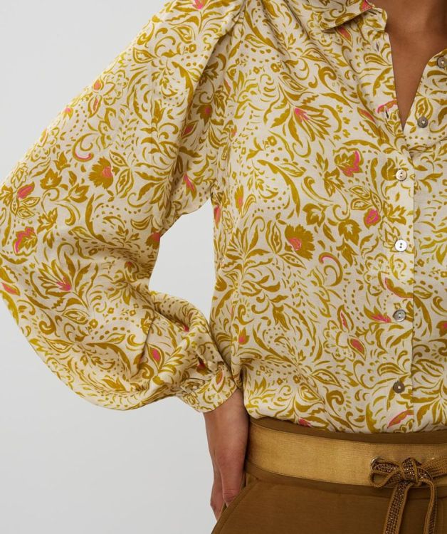 Esqualo Blouse basic Cheerful (F25.15518/Print) - WeekendMode