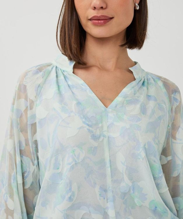 Esqualo Blouse Bow Shadow (SP26.14017/Print) - WeekendMode