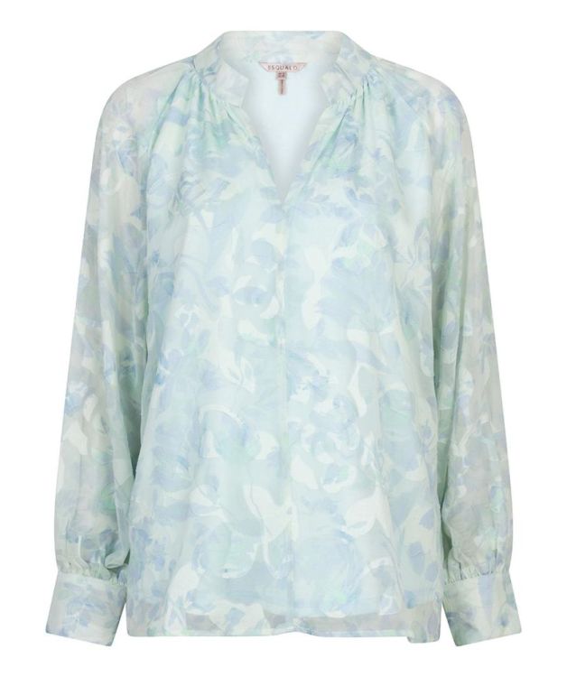 Esqualo Blouse Bow Shadow (SP26.14017/Print) - WeekendMode