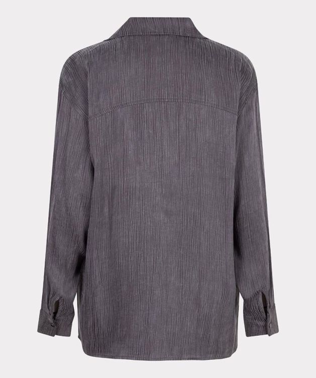 Esqualo Blouse crinkle cupro (F25.05517/Grey) - WeekendMode