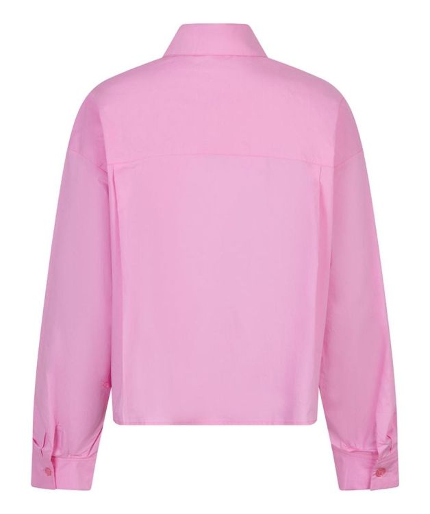 Esqualo Blouse cropped folded cuff (SP26.10016/Rose) - WeekendMode