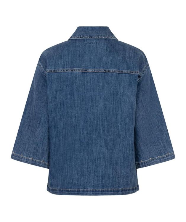 Esqualo Blouse jeans s/slve studs (SP26.12016/Jeans Blue) - WeekendMode