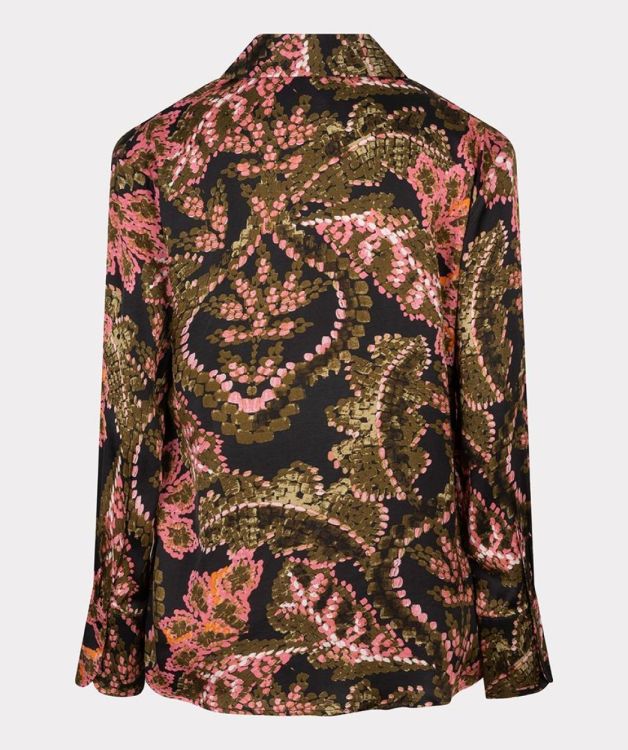 Esqualo Blouse satin Global Flower (F24.14506/Print) - WeekendMode