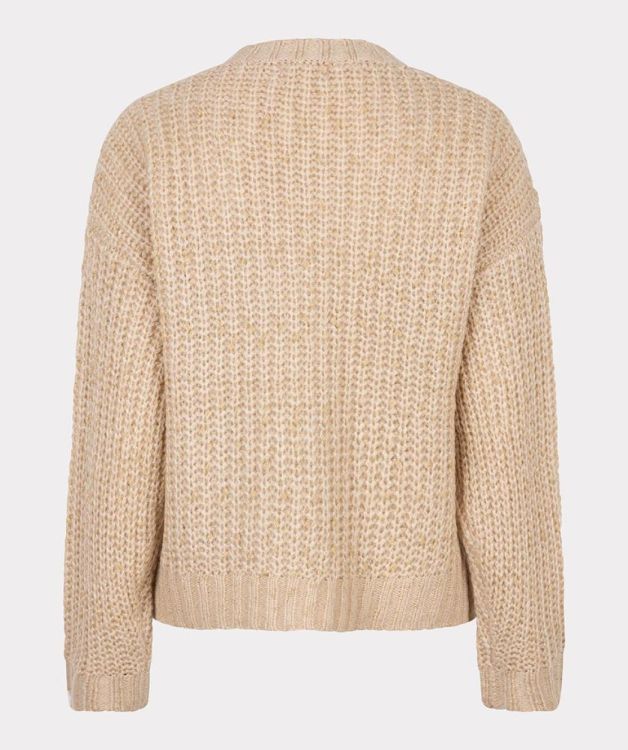Esqualo Cardigan oversize lurex (F25.02540/Light Sand) - WeekendMode