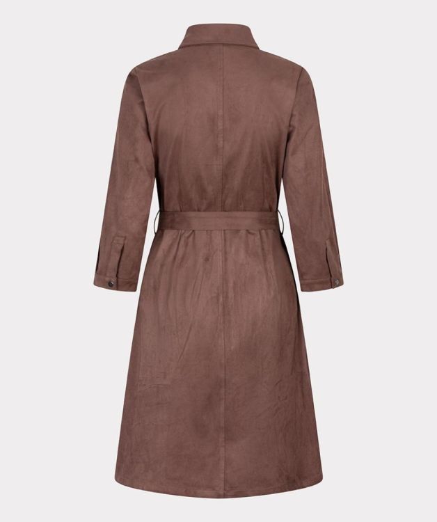 Esqualo Dress suedine (F24.10503/Chocolate) - WeekendMode