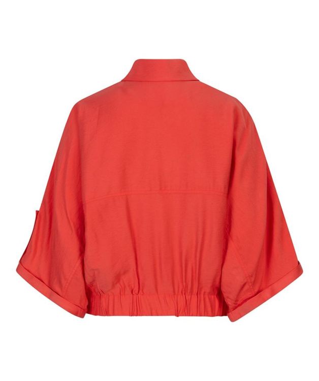 Esqualo Jacket s/slve slub (SP26.10032/Chili Red) - WeekendMode