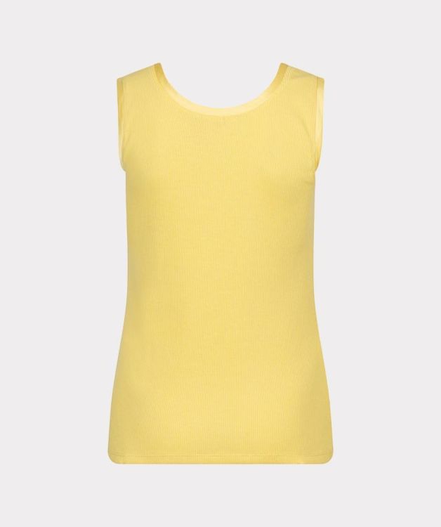 Esqualo Singlet satin binding rib knit (HS26.30208/Lemon) - WeekendMode