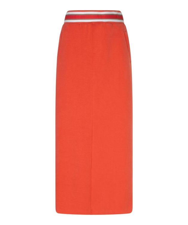 Esqualo Skirt long fancy WB wide Modal (SP26.05004/Chili Red) - WeekendMode