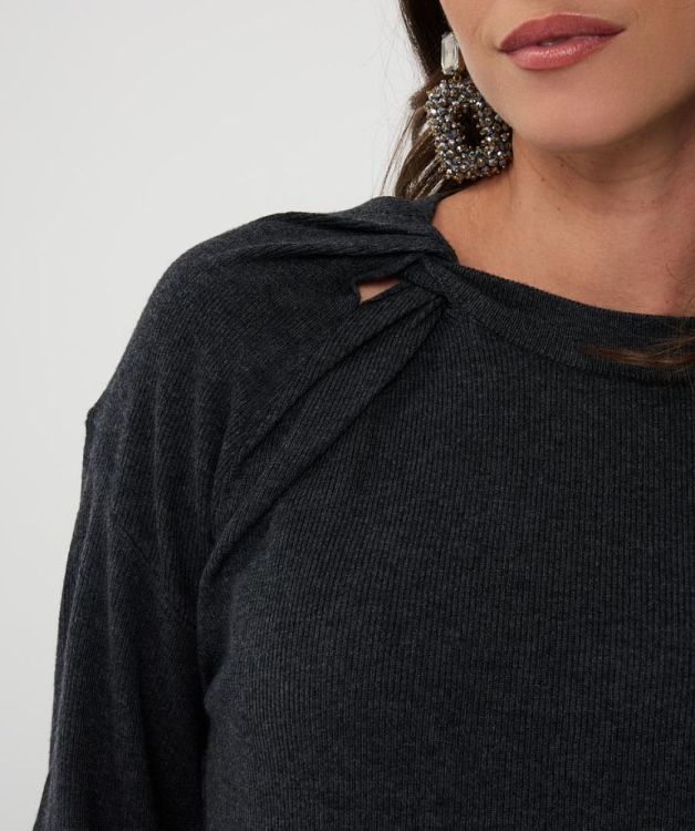 Esqualo Sweater l/slve twist (F25.07512/Anthracite) - WeekendMode