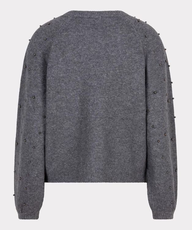 Esqualo Sweater raglan pearls (F25.27523/Dark Grey Melange) - WeekendMode