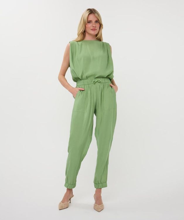 Esqualo Top crinkle modal (HS26.05212/Jungle Green) - WeekendMode