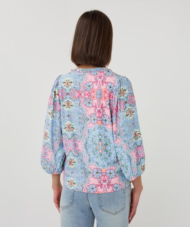 Esqualo Top v/neck Muse SJ (SP26.30014/Print) - WeekendMode