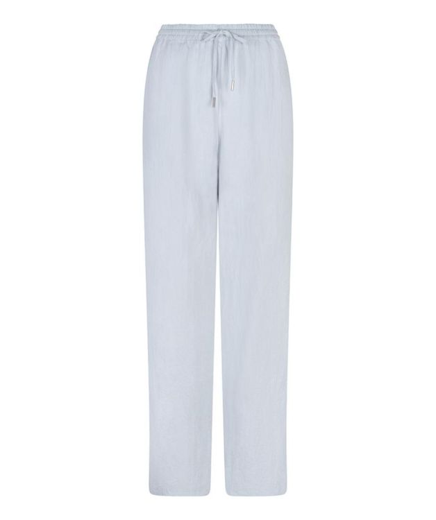 Esqualo Trousers elastic WB fine crinkle (SP26.10041/Light Blue) - WeekendMode