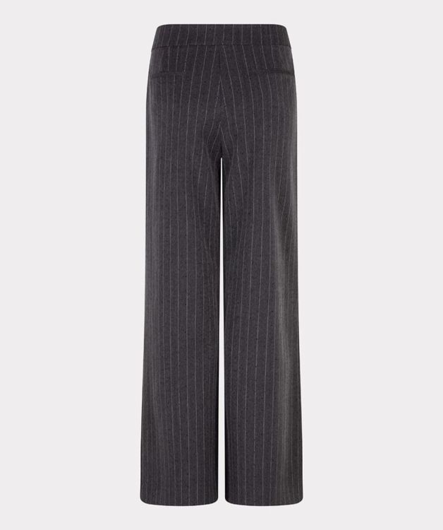Esqualo Trousers high waist stripe studs (F25.10517/Dark Grey Melange) - WeekendMode