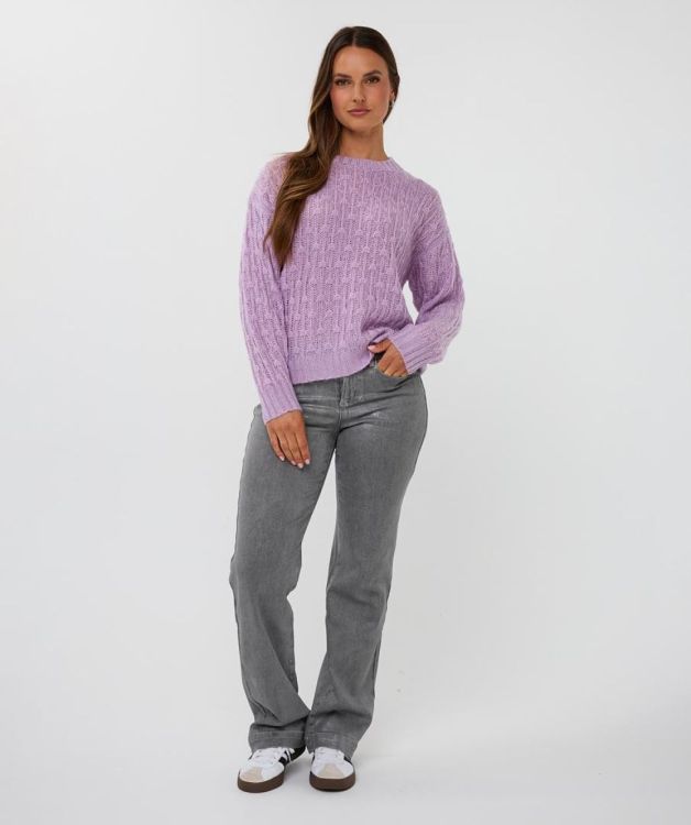 Esqualo Trousers straight metallic (F25.12507/Grey) - WeekendMode