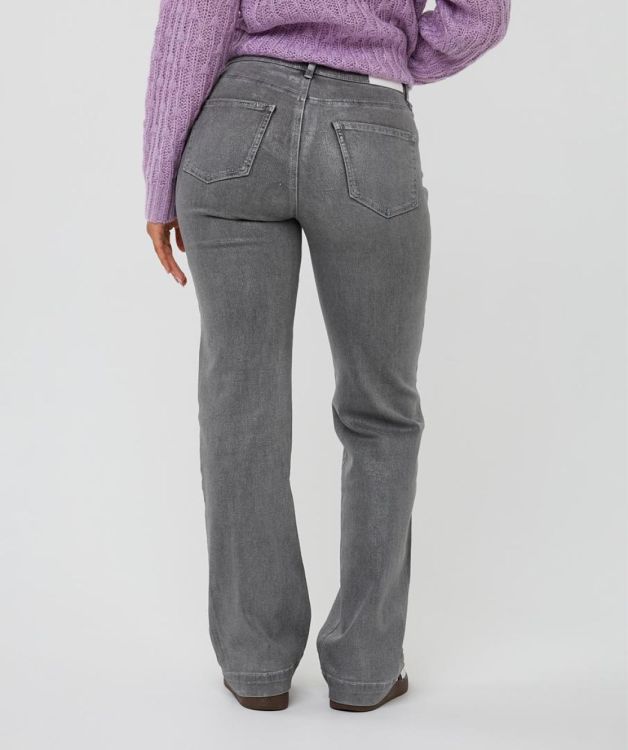 Esqualo Trousers straight metallic (F25.12507/Grey) - WeekendMode