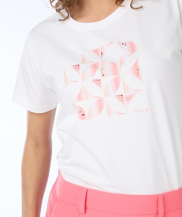 Esqualo T-shirt blocks print (SP24.05019/942) - WeekendMode