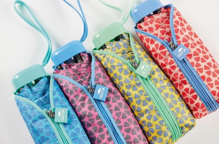 Ezpeleta Paraplu MINI opvouwbaar met bloemen (11477025-GOTTA/Roze) - WeekendMode