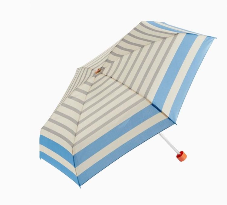 Ezpeleta Paraplu MINI opvouwbaar met strepen (11461024/Grijs-blauw) - WeekendMode