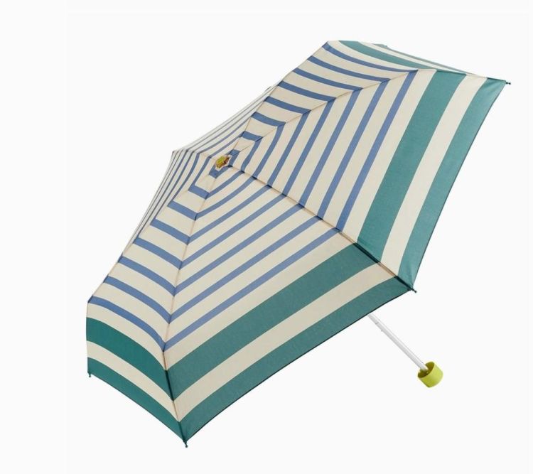 Ezpeleta Paraplu MINI opvouwbaar met strepen (11461024/Blauw-groen) - WeekendMode