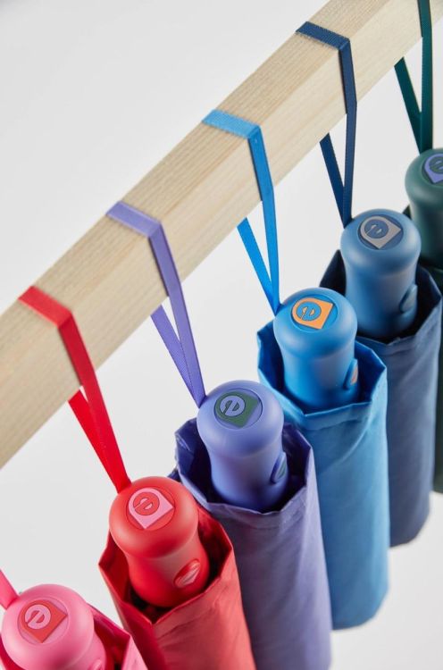 Ezpeleta Paraplu opvouwbaar gerecycled materiaal (10007025-Grijs) - WeekendMode