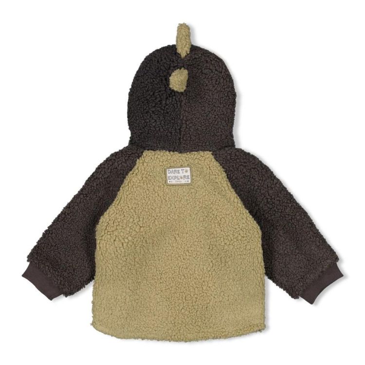 Feetje Bouclé jasje met capuchon - Rawrsome (51800354/Groen) - WeekendMode