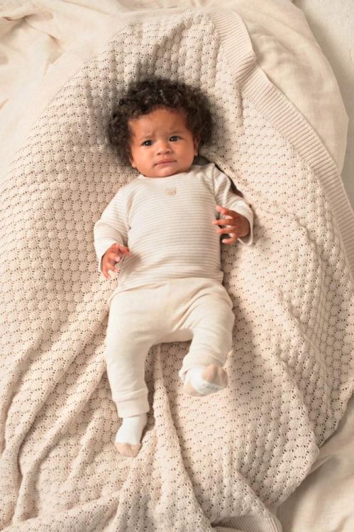 Feetje Broek - Honey Bear (52202462/Offwhite melange) - WeekendMode