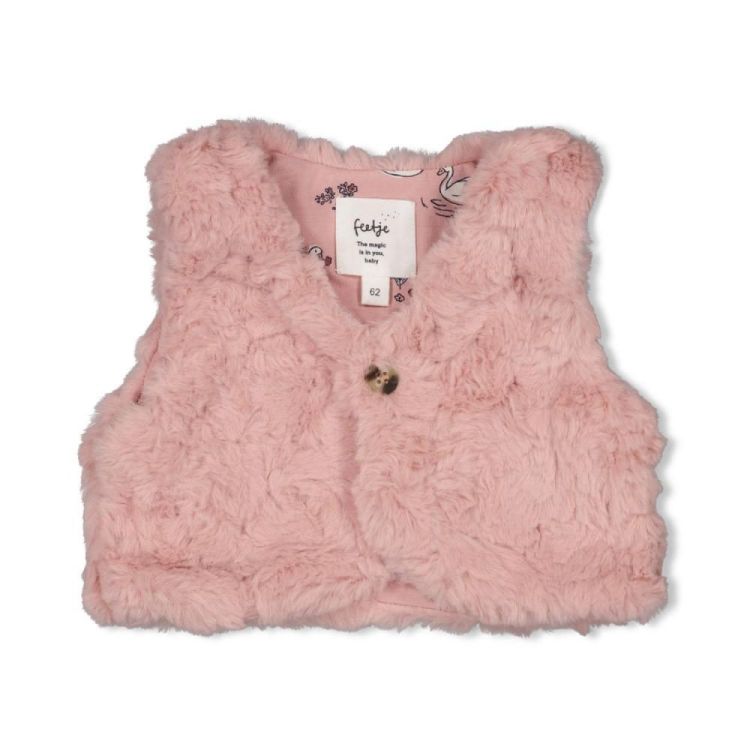 Feetje Fake fur gilet - Swanlake (51200039/Roze) - WeekendMode