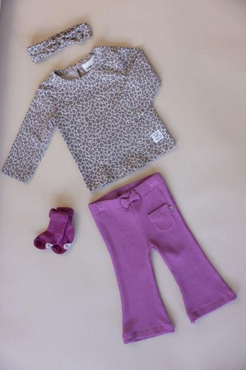 Feetje Flare broek - Better Together (52202444/Lila) - WeekendMode