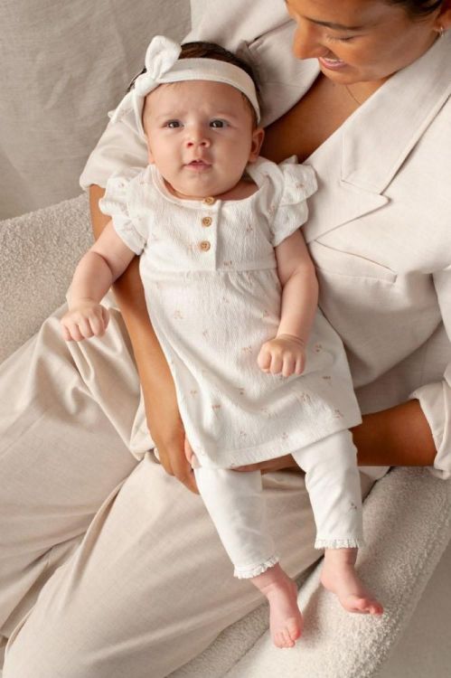 Feetje Jurk crinkle AOP k/m - Delicate Flower (51400579/Offwhite) - WeekendMode