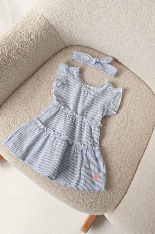 Feetje Jurk crinkle streep k/m - Sea La Vie (51400581/Lavendel) - WeekendMode